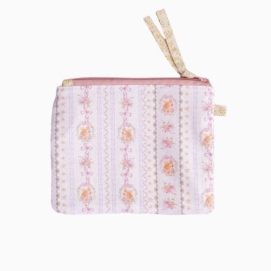 Sewsoulfine Spring Floral Zipper Cosmetic Pouch/ Makeup Bag