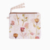 Sewsoulfine Floral Print Zipper Cosmetic Pouch/ Makeup Bag