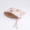 Sewsoulfine Floral Print Zipper Cosmetic Pouch/ Makeup Bag
