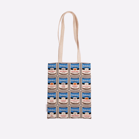 CIETLA Nekokan Cat Condensed Tote Bag Blue Back