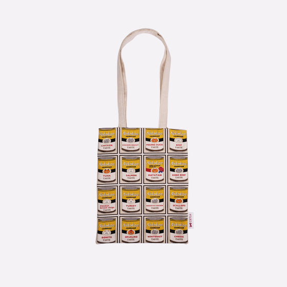 CIETLA Nekokan Cat Condensed Tote Bag Yellow Front