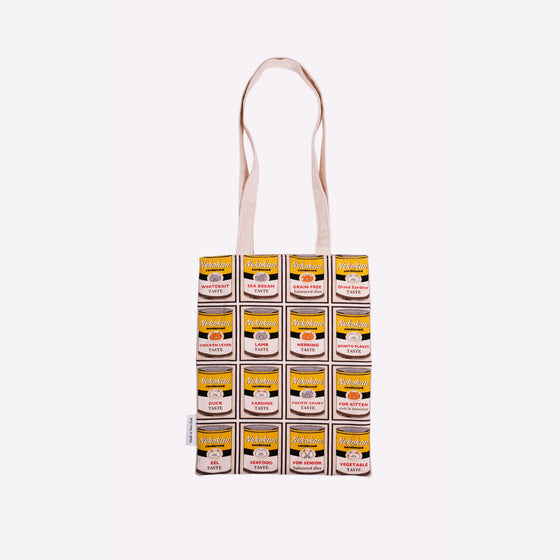 CIETLA Nekokan Cat Condensed Tote Bag Yellow Back