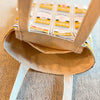 CIETLA Nekokan Cat Condensed Tote Bag Yellow Interior