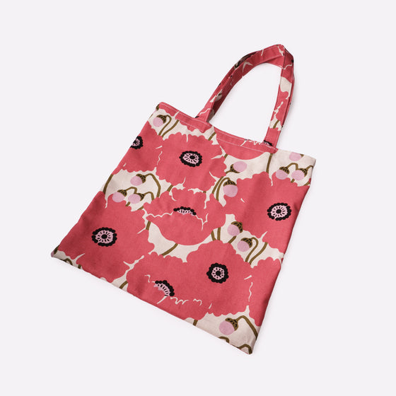 Sewsoulfine Pink Floral Print Tote