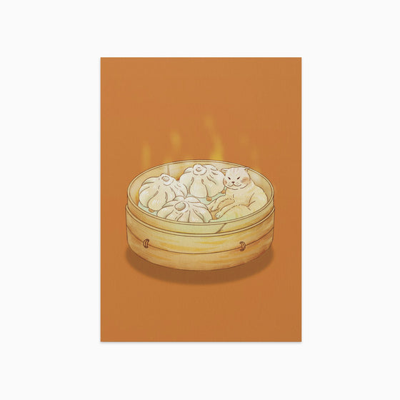 Sunnyside Studios Steam Bun Cat Postcard