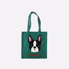Ça Va? French Bulldog Embroidered Cotton Tote Bag
