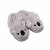 Koala Warm Room Slippers - Light Gray