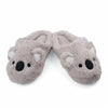 Koala Warm Room Slippers - Light Gray