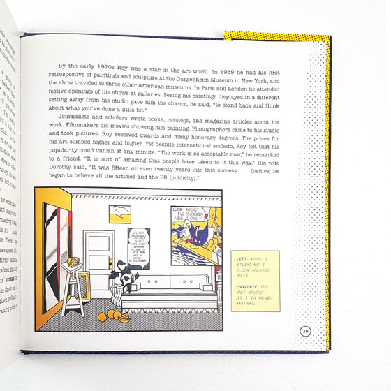 Roy Lichtenstein - Artist's Studio No.1 (Look Mickey) 1973.