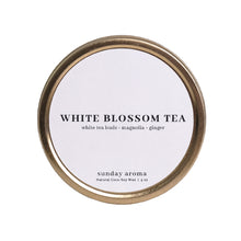  Sunday Aroma Natural Coco-Soy Wax Travel Tin Candle - White Blossom Tea