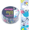 MOOMIN Washi Tape Masking Tape - Flower Blue