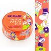 MOOMIN Washi Tape Masking Tape - Flower Orange