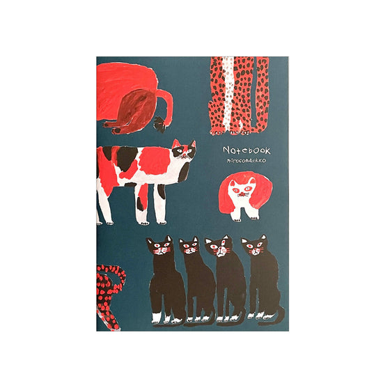 Miroko Machiko Cat A5 Notebook 64 pages 5mm Grid