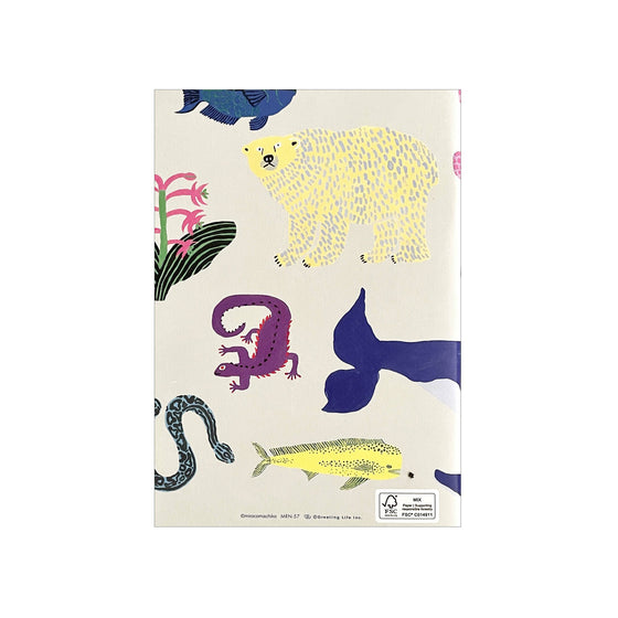 Miroko Machiko Animal A5 Notebook 64 pages 5mm Grid