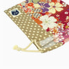 NAMIOTO Japanese Sakura Floral Print x Beige Polka Dot Everyday Use Drawstring Sack Large